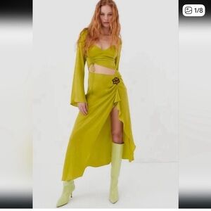 For Love & Lemons Allie Midi Dress M